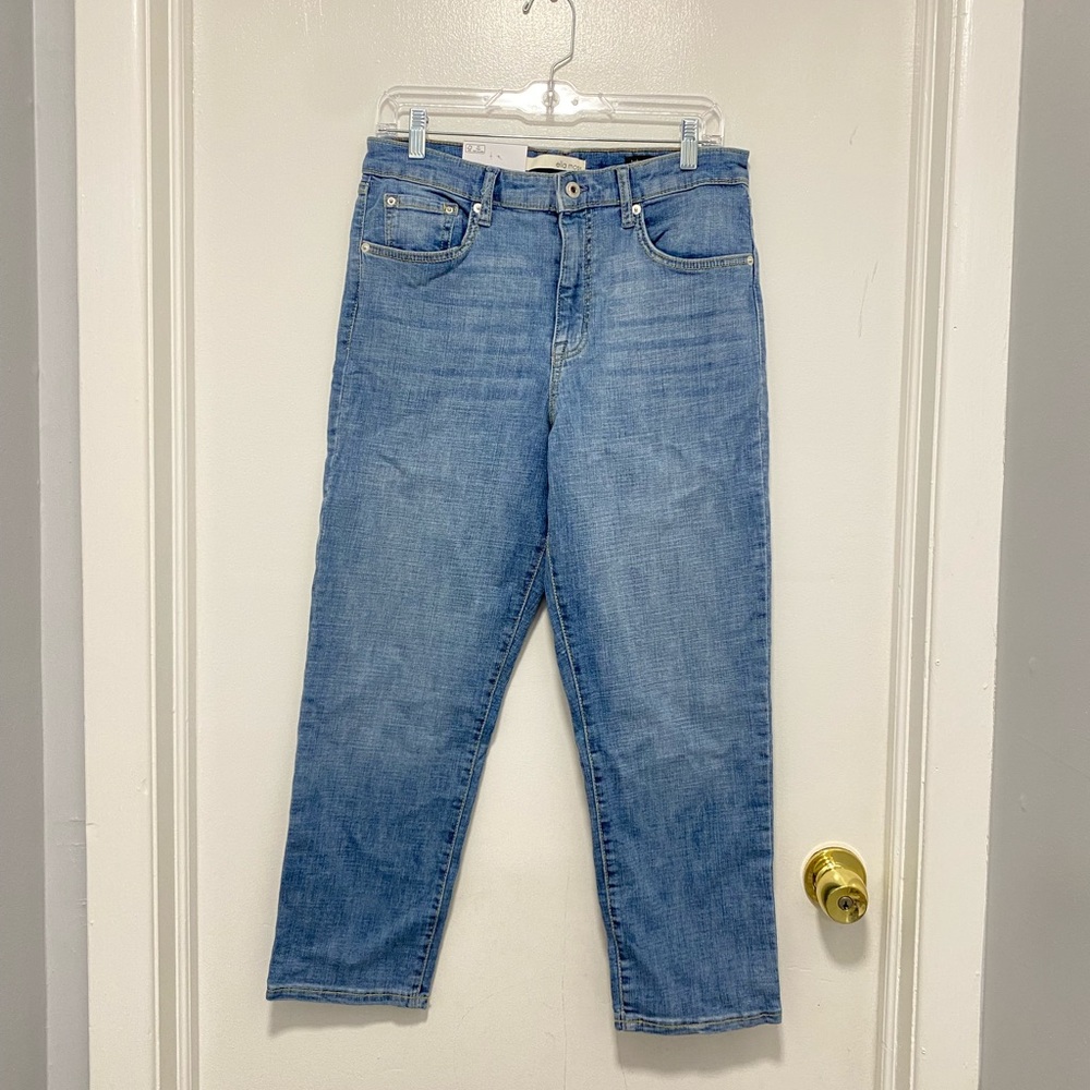 Ella Moss High Rise Straight Jeans